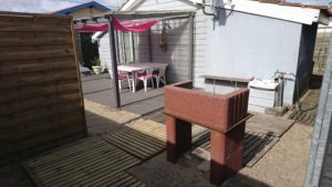 Terrasse avec barbecue